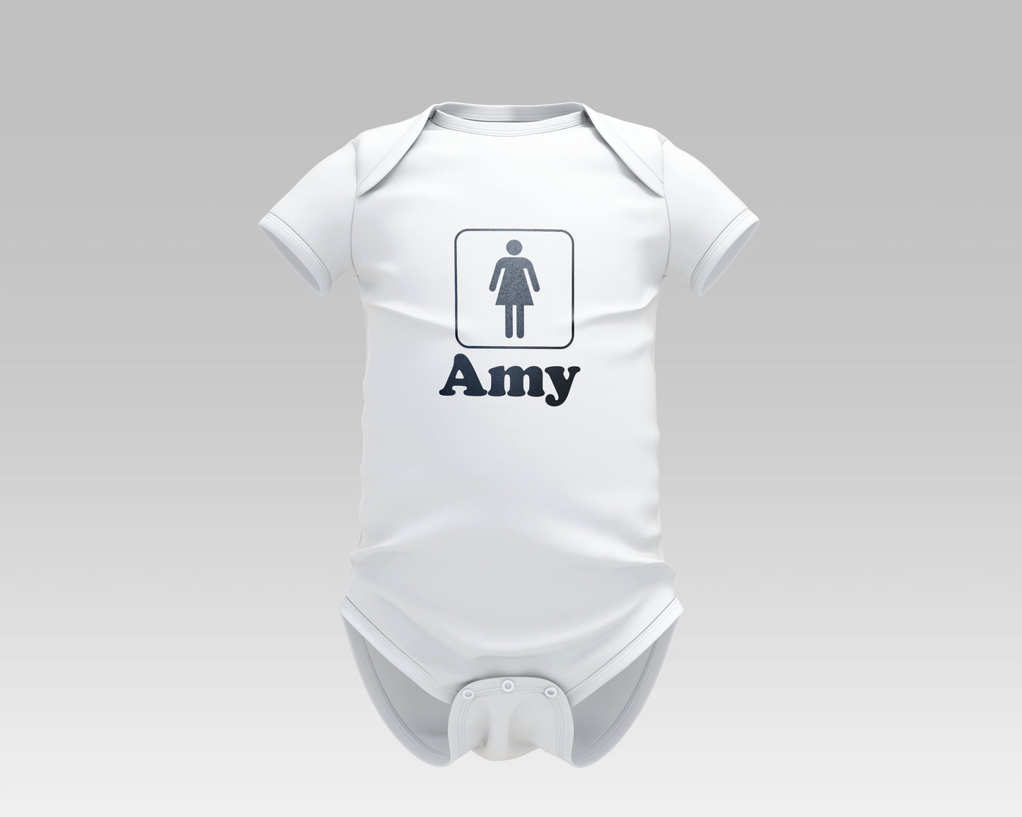 Personalized Baby Body Suits Gift Idea Novelty Gesture Custom Name Photo