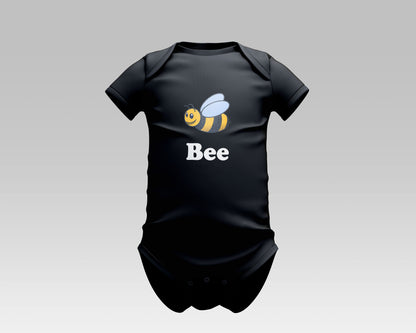 Personalized Bee Name Baby Grow Baby Body Suit Baby Vest - Super Cute Personalised Baby Gift Baby Grow