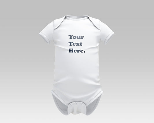 Personalized Baby Body Suits Gift Idea Novelty Gesture Custom Name Photo